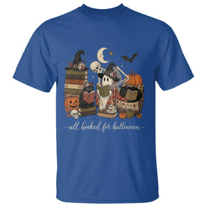 Spooky Bookish Reader T Shirt All Booked For Halloween