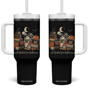 Spooky Bookish Reader Tumbler With Handle All Booked For Halloween