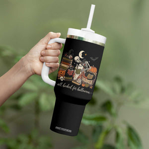 Spooky Bookish Reader Tumbler With Handle All Booked For Halloween
