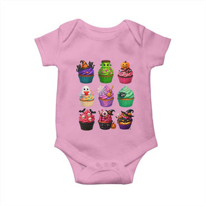 Funny Halloween Cupcake Lover Baby Onesie Spooky Party Dessert