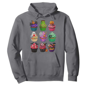 Funny Halloween Cupcake Lover Hoodie Spooky Party Dessert