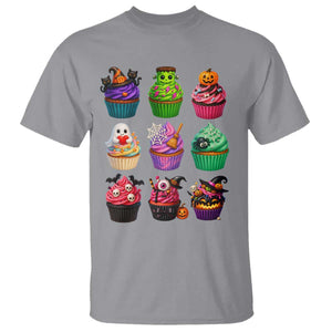 Funny Halloween Cupcake Lover T Shirt Spooky Party Dessert