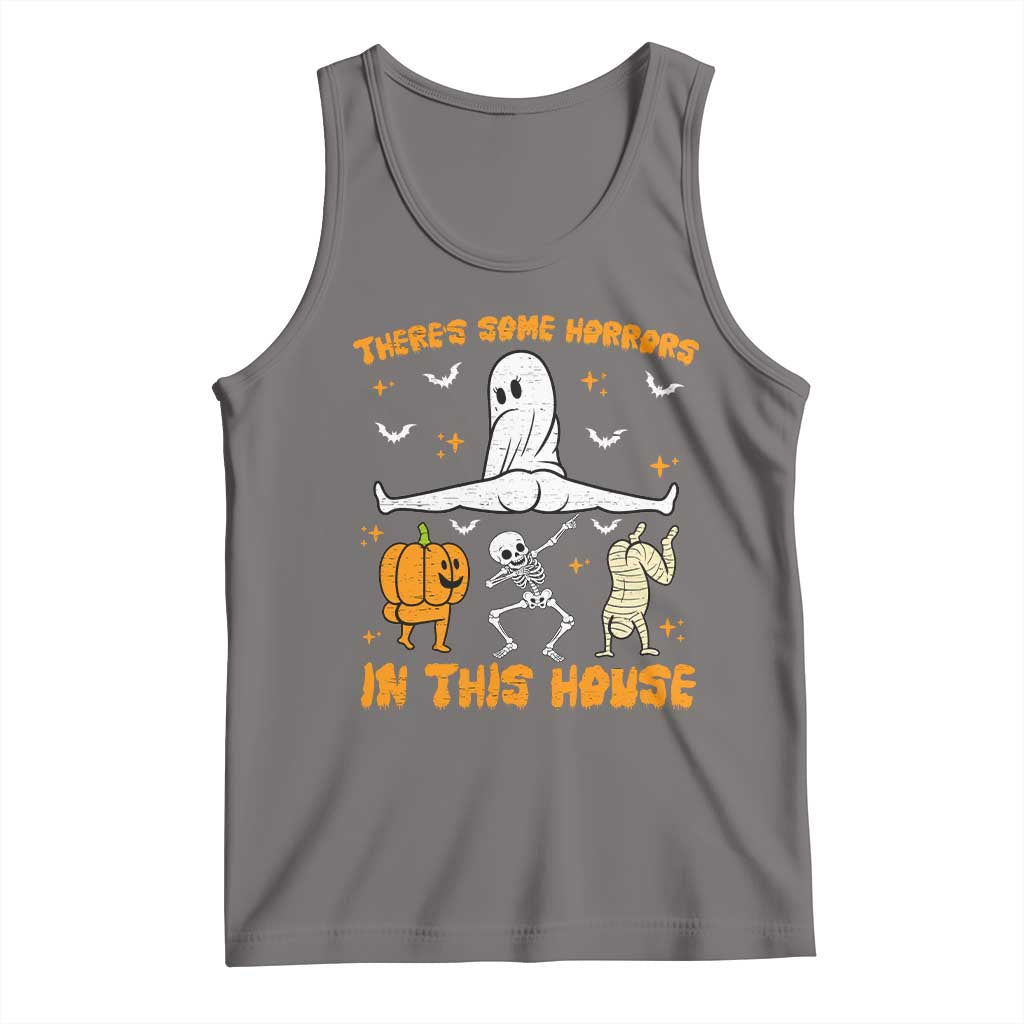 There's Some Horrors In This House Tank Top Funny Halloween Party Gift