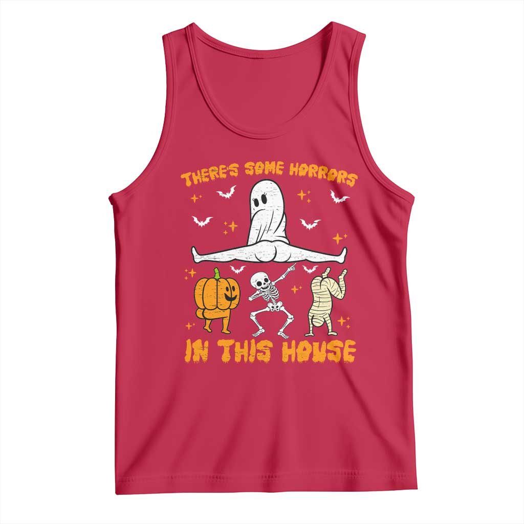 There's Some Horrors In This House Tank Top Funny Halloween Party Gift