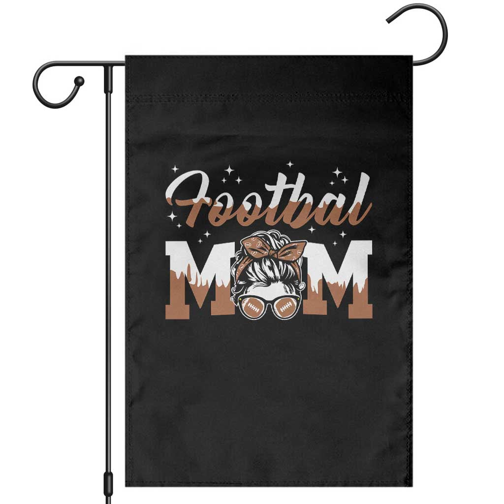 Football Mom Life Garden Flag Sports Fan Gift For Women TS12 Black Print Your Wear