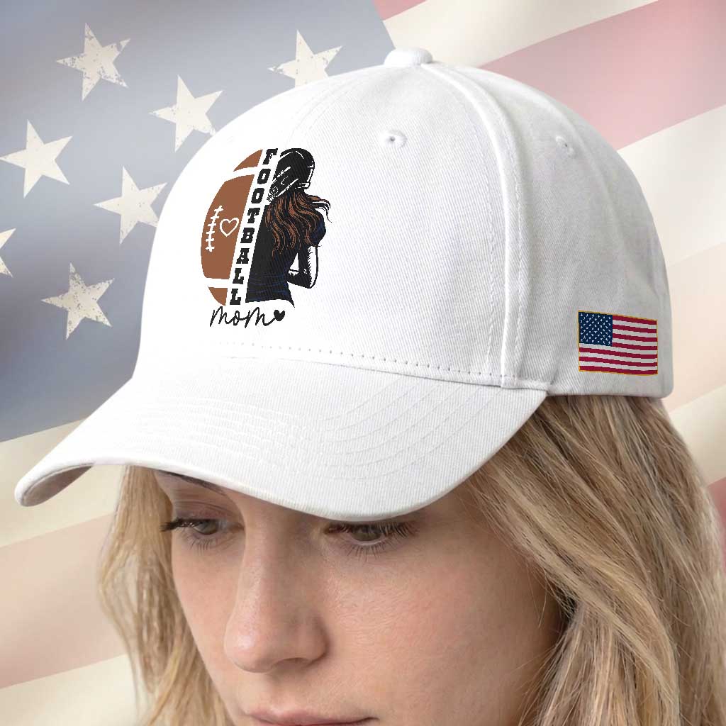 Proud Football Mom Baseball Cap Game Day Supporter Gift TS12 Print Your Wear