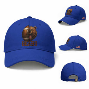Funny CFBF Baseball Cap Game Day Sports Fan Gift TS12 Baseball Cap Universal Fit Royal Blue Print Your Wear