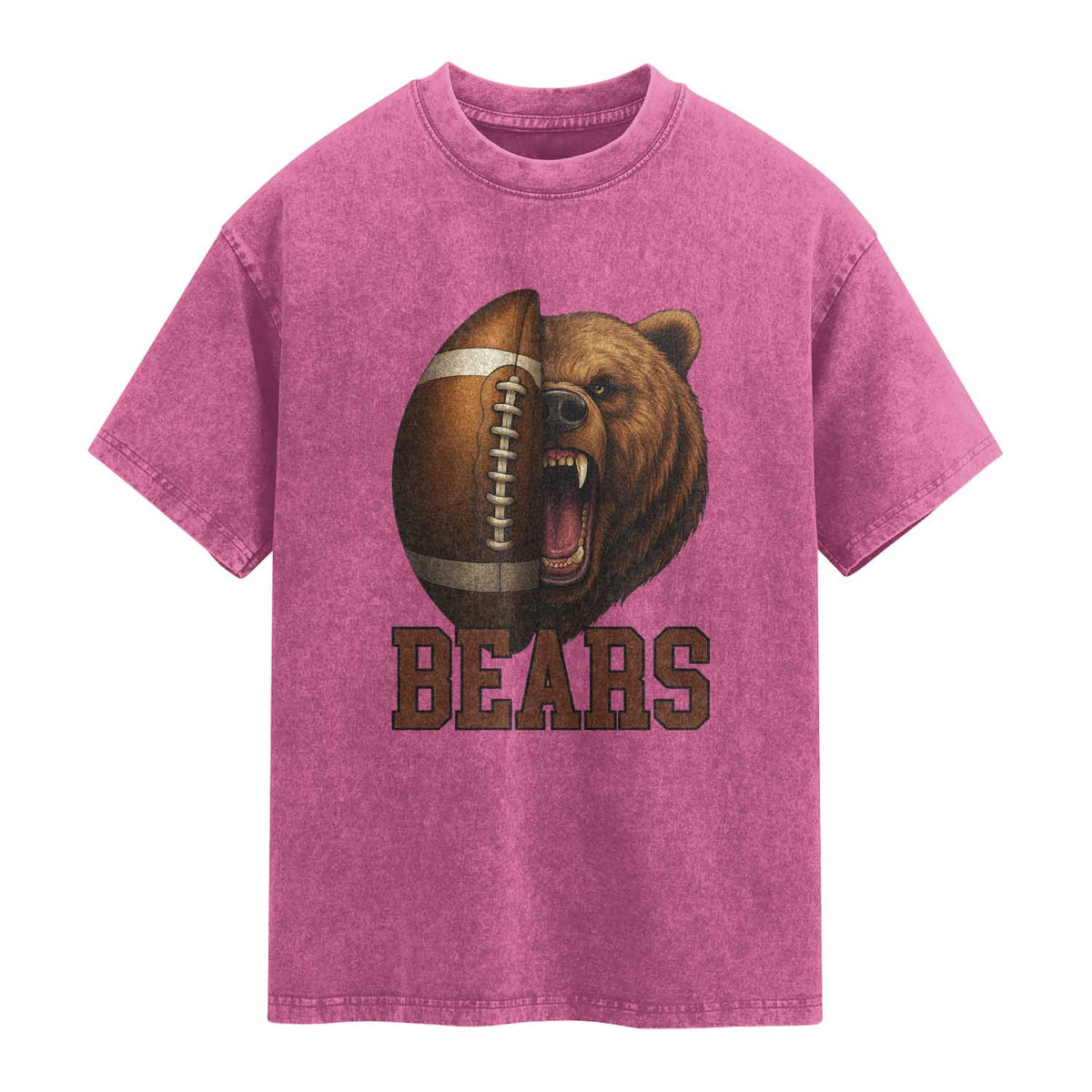 Funny CFBF Washed Cotton T-Shirt Game Day Sports Fan Gift