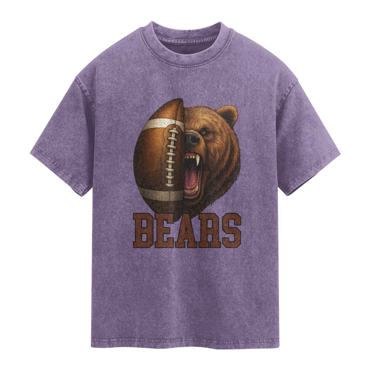 Funny CFBF Washed Cotton T-Shirt Game Day Sports Fan Gift