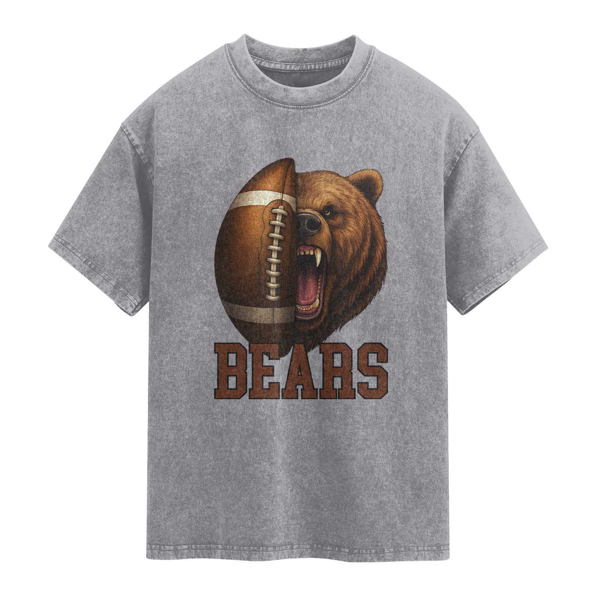 Funny CFBF Washed Cotton T-Shirt Game Day Sports Fan Gift
