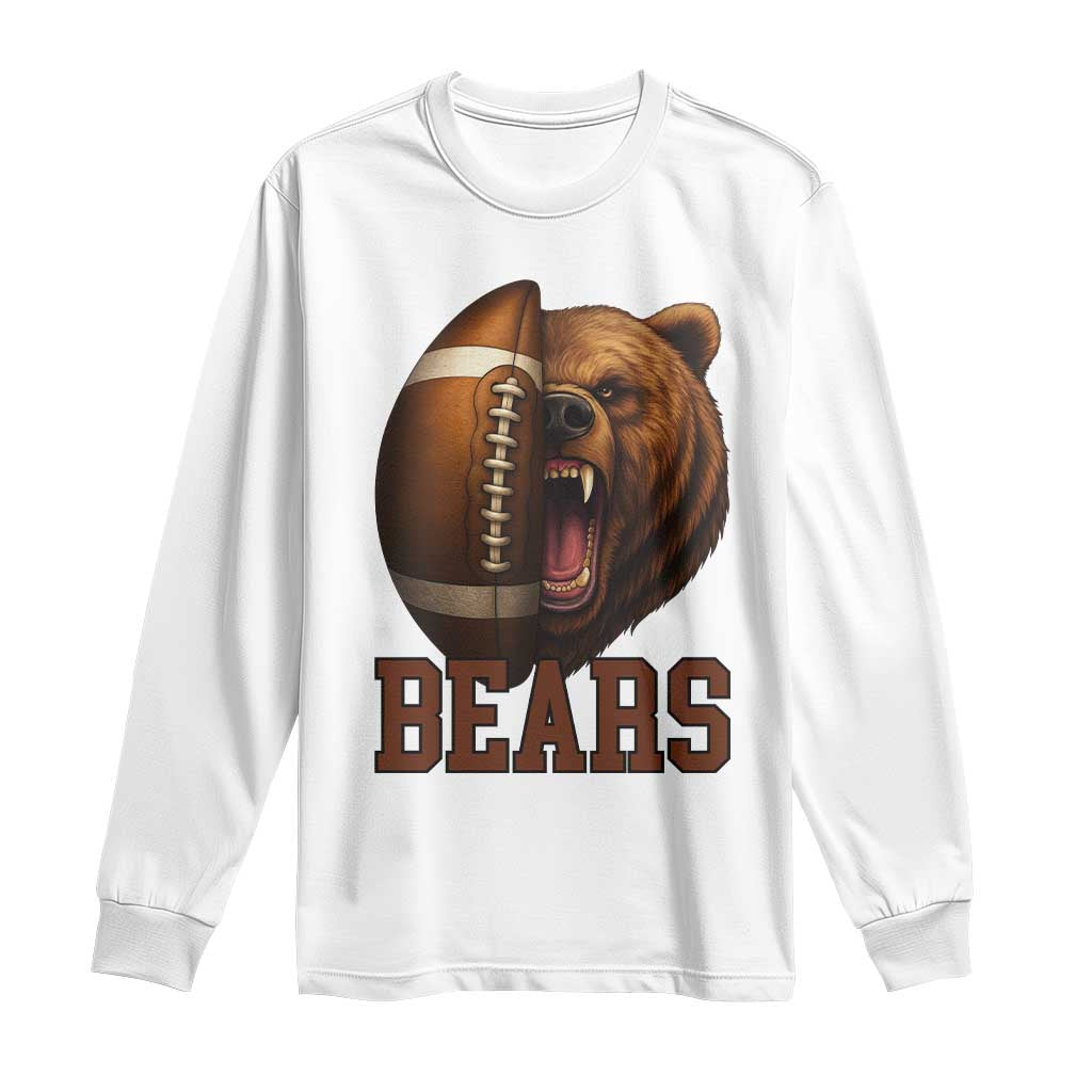 Funny CFBF Long Sleeve Shirt Game Day Sports Fan Gift TS12 White Print Your Wear