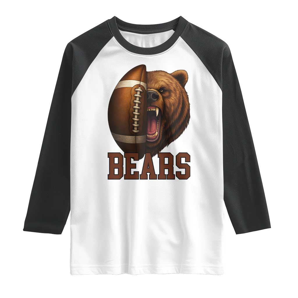 Funny CFBF Raglan Shirt Game Day Sports Fan Gift TS12 White Black Print Your Wear