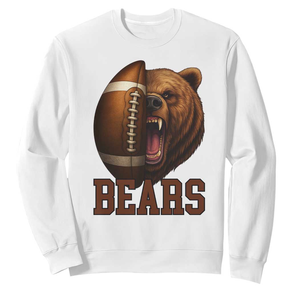 Funny CFBF Sweatshirt Game Day Sports Fan Gift TS12 White Print Your Wear