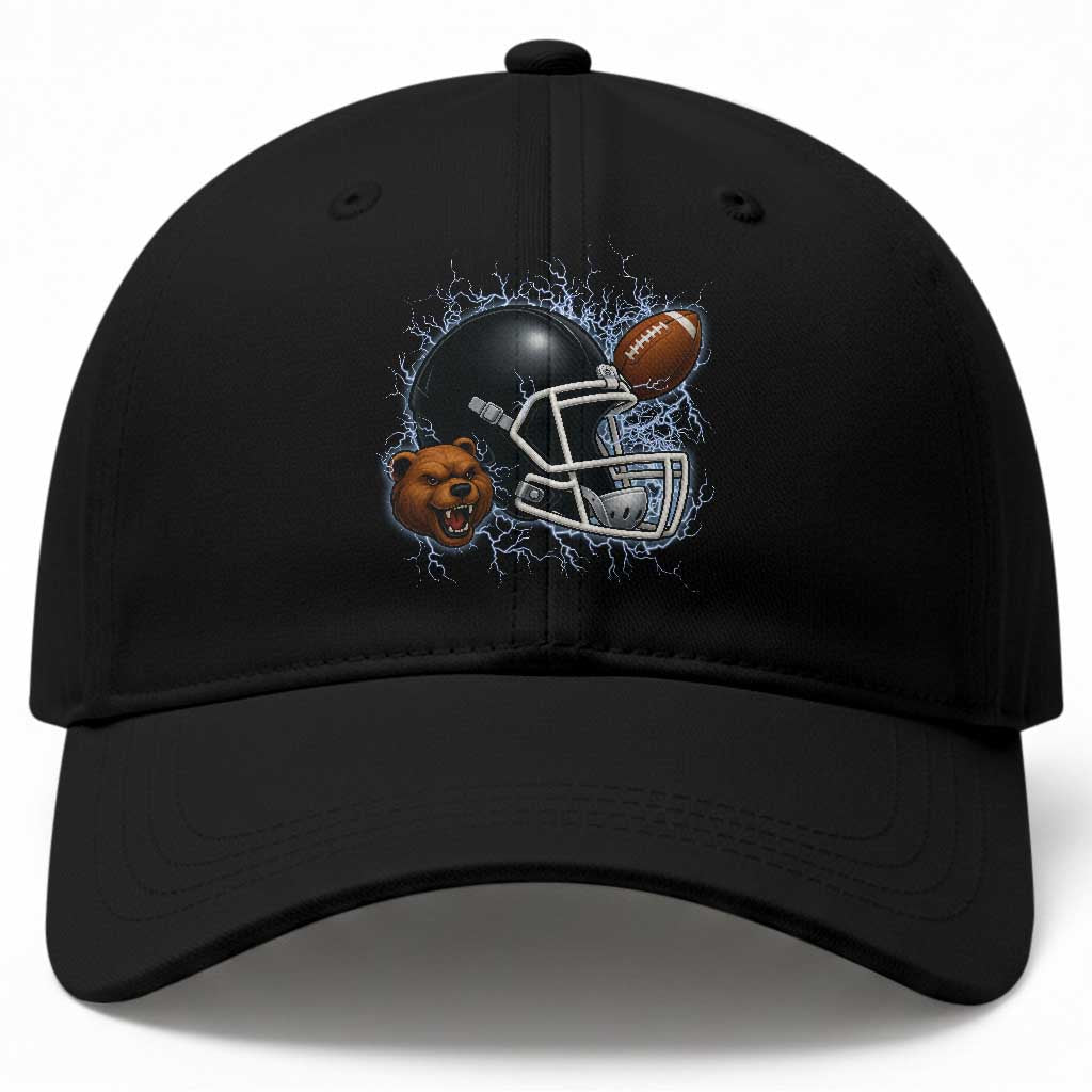 Game Day Sports Fan Gift Baseball Cap Lightning Bear Helmet TS12 Print Your Wear