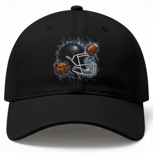Game Day Sports Fan Gift Baseball Cap Lightning Bear Helmet TS12 Print Your Wear