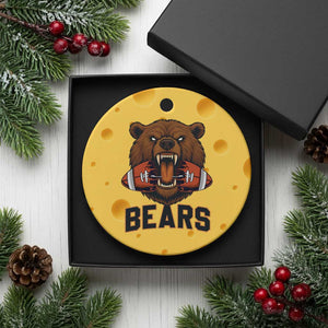 Football Player Gift Ceramic Ornament Fierce Br Biting Ball TS12 1pc Yellow Cheese Print Your Wear