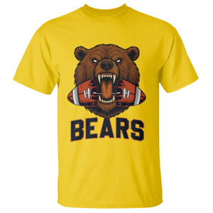 Football Player Gift T Shirt Fierce Br Biting Ball TS12 Daisy Print Your Wear