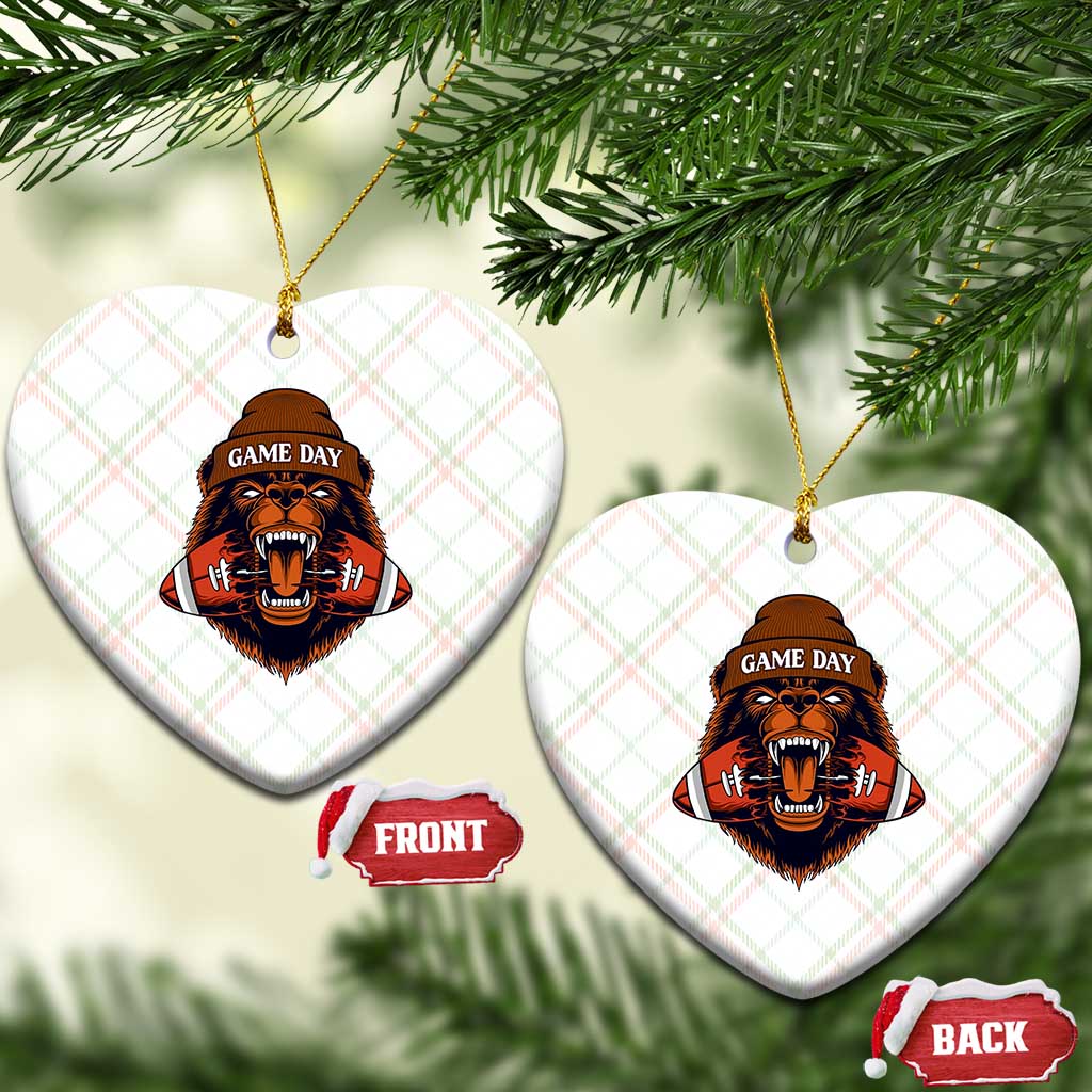 Game Day Fierce BR Biting Ball Ceramic Ornament Football Player Gift TS12 Print Your Wear