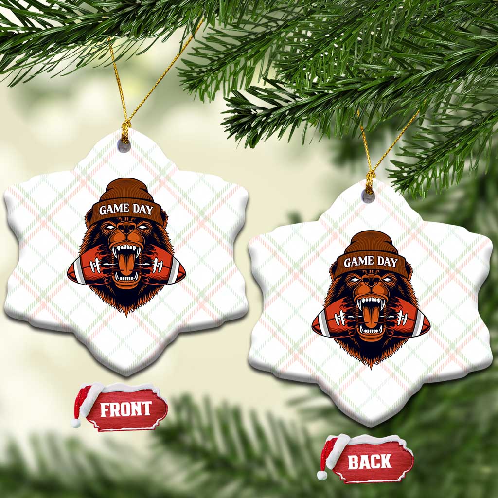 Game Day Fierce BR Biting Ball Ceramic Ornament Football Player Gift TS12 Print Your Wear