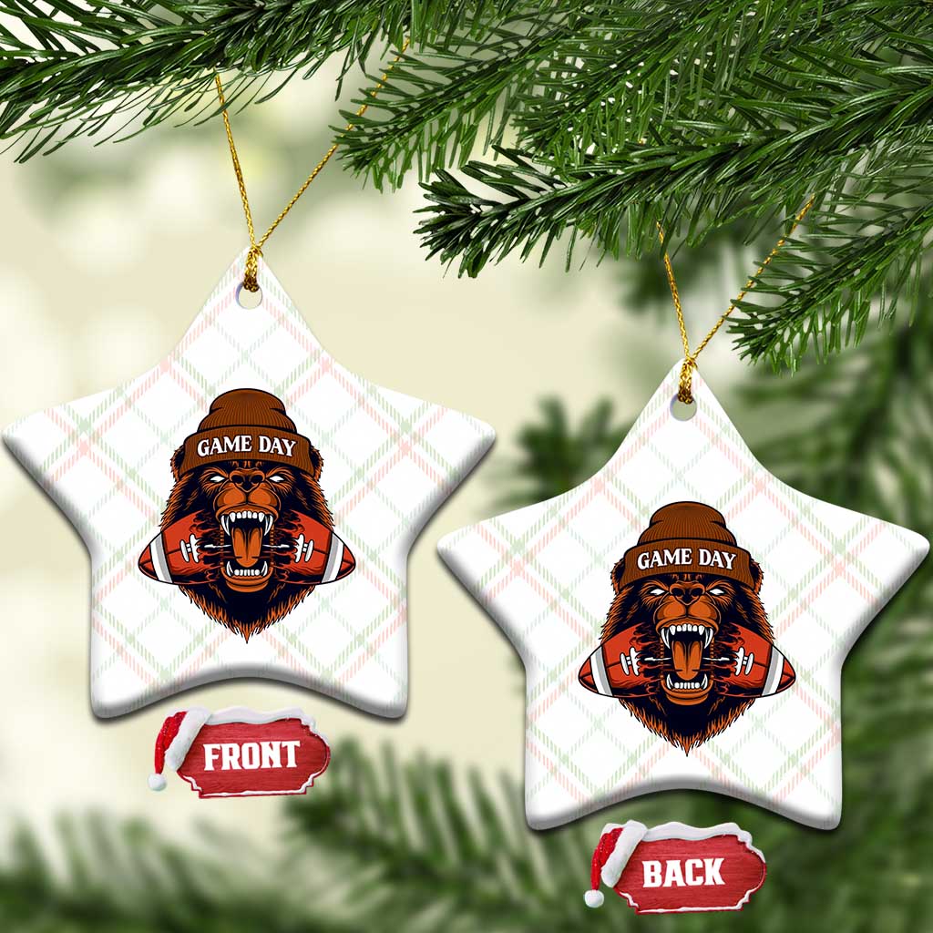 Game Day Fierce BR Biting Ball Ceramic Ornament Football Player Gift TS12 Print Your Wear
