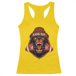 Game Day Fierce BR Biting Ball Racerback Tank Top Football Player Gift TS12 Daisy Print Your Wear