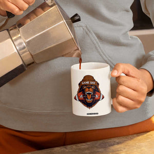 Game Day Fierce BR Biting Ball Coffee Mug Football Player Gift TS12 Print Your Wear