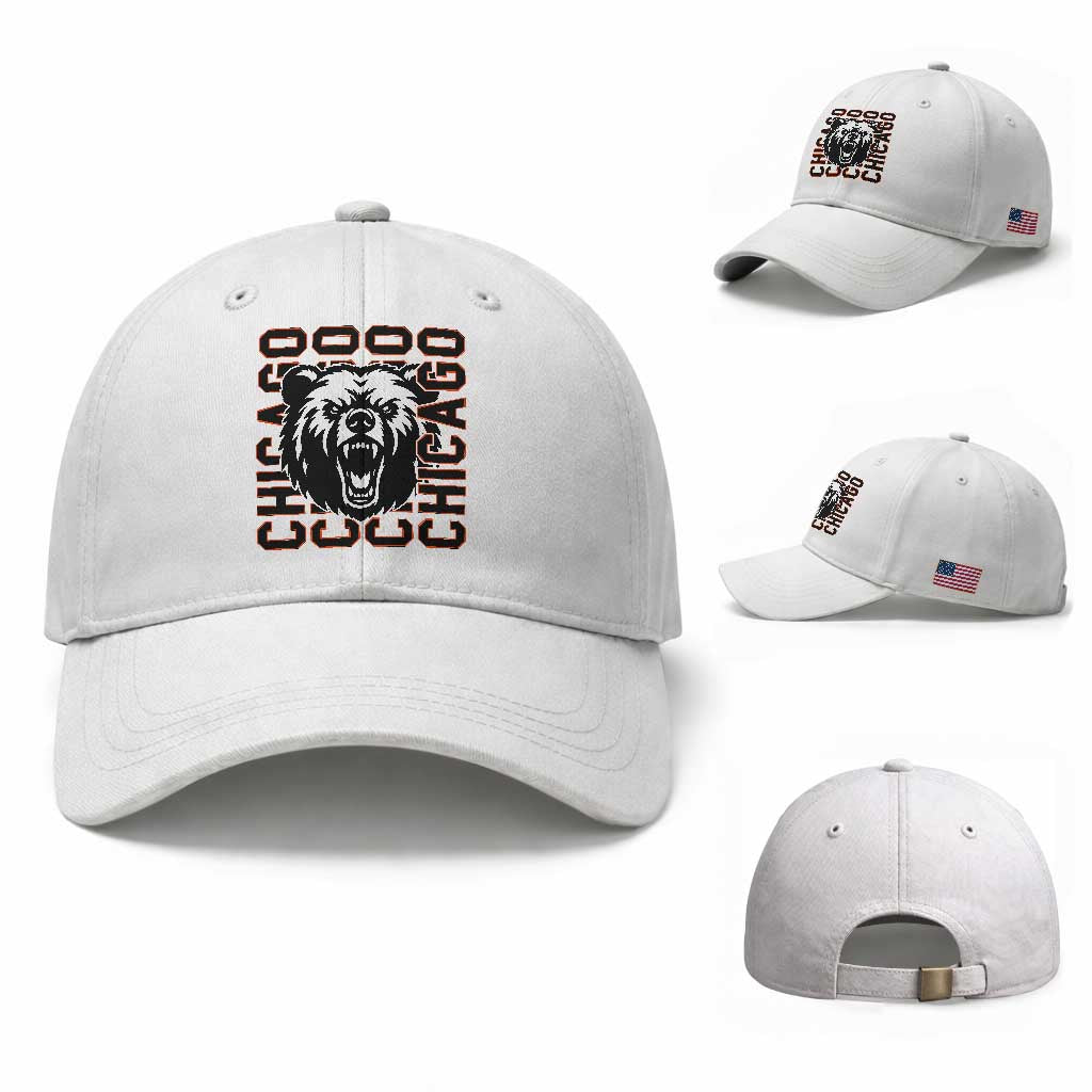 Game Day Football Fan Gift Baseball Cap CFB Lover TS12 Baseball Cap Universal Fit White Print Your Wear