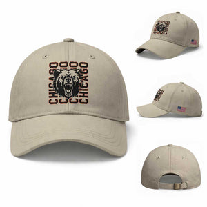 Game Day Football Fan Gift Baseball Cap CFB Lover TS12 Baseball Cap Universal Fit Beige Print Your Wear