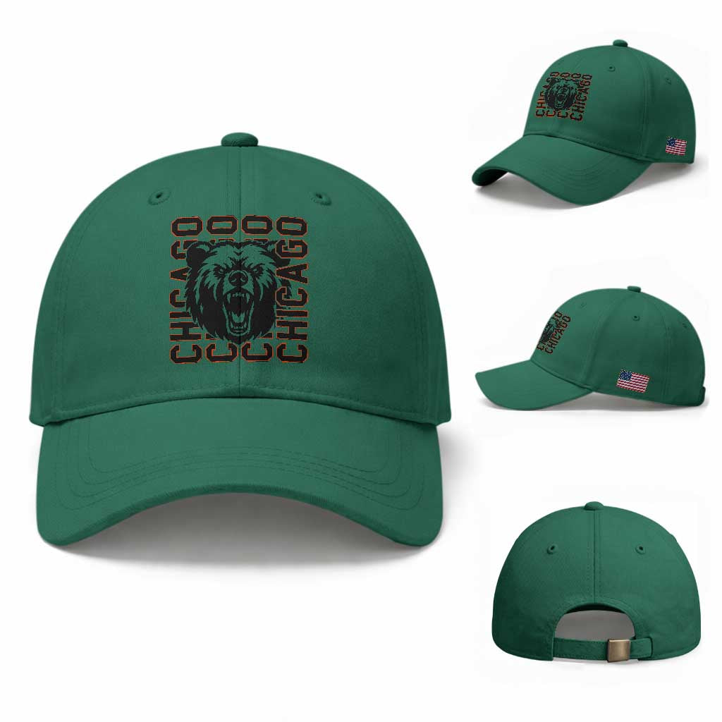 Game Day Football Fan Gift Baseball Cap CFB Lover TS12 Baseball Cap Universal Fit Irish Green Print Your Wear