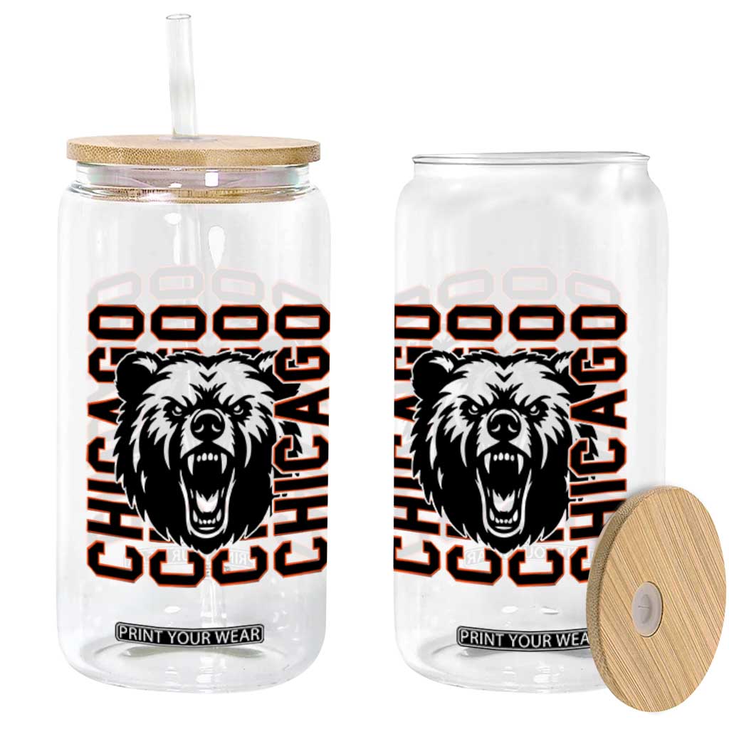 Game Day Football Fan Gift Glass Can CFB Lover TS12 Print Your Wear