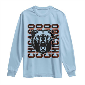 Game Day Football Fan Gift Long Sleeve Shirt CFB Lover TS12 Light Blue Print Your Wear