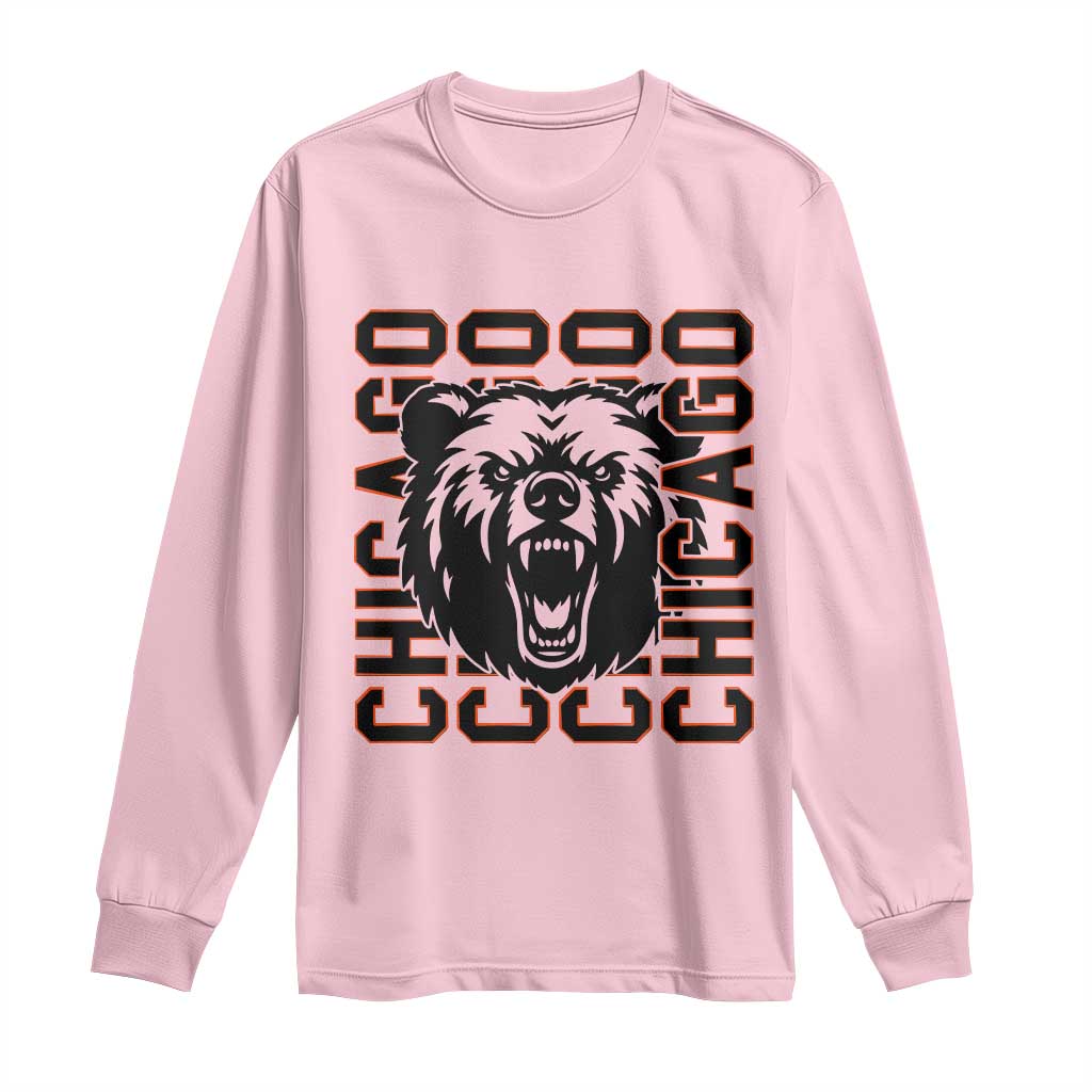 Game Day Football Fan Gift Long Sleeve Shirt CFB Lover TS12 Light Pink Print Your Wear