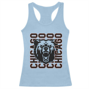Game Day Football Fan Gift Racerback Tank Top CFB Lover TS12 Light Blue Print Your Wear