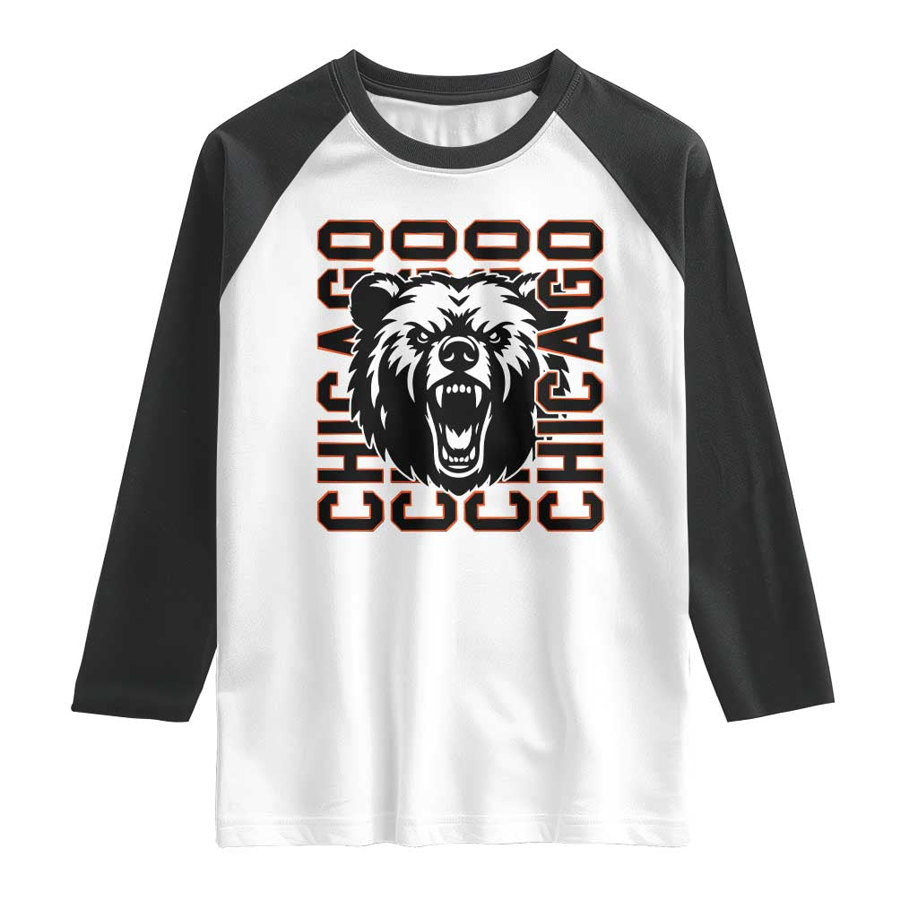 Game Day Football Fan Gift Raglan Shirt CFB Lover TS12 White Black Print Your Wear