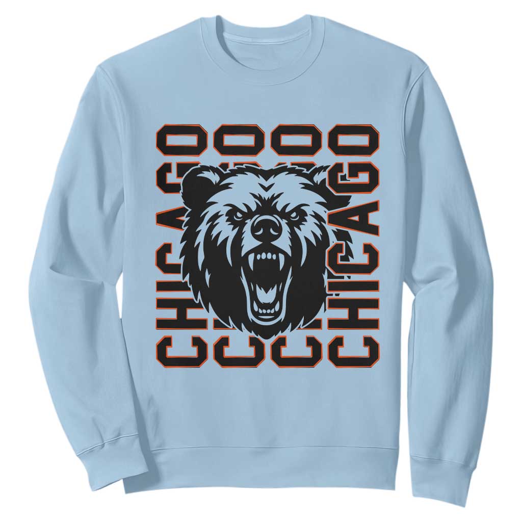 Game Day Football Fan Gift Sweatshirt CFB Lover TS12 Light Blue Print Your Wear
