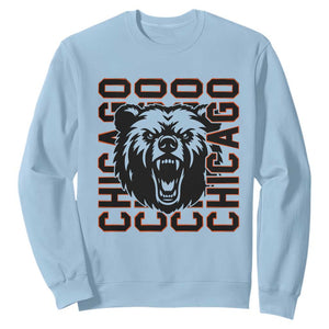 Game Day Football Fan Gift Sweatshirt CFB Lover TS12 Light Blue Print Your Wear