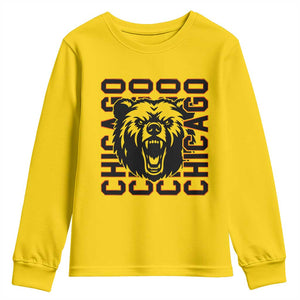 Game Day Football Fan Gift Youth Sweatshirt CFB Lover TS12 Daisy Print Your Wear