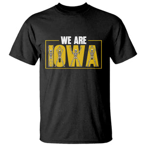 Funny Iowa State Pride T Shirt Halloween Dancing Skeletons