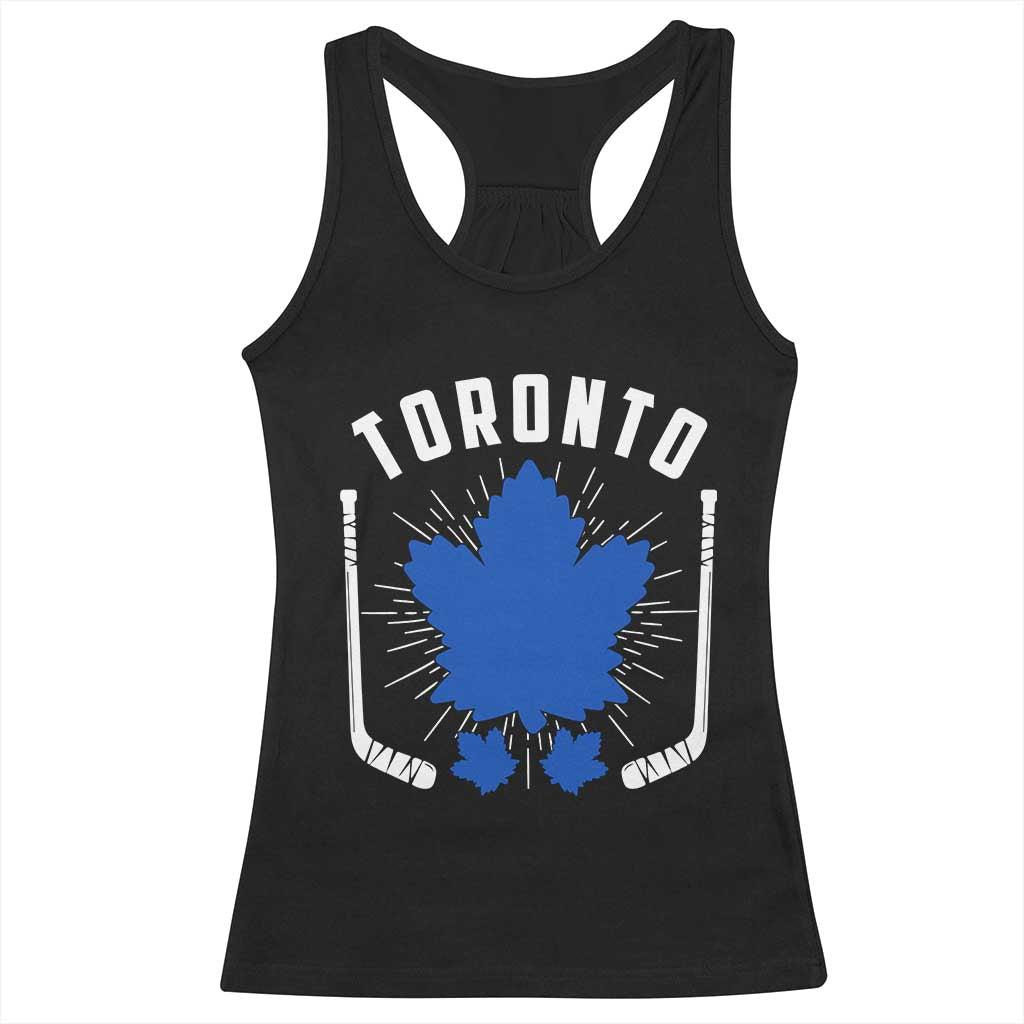 Toronto Ice Hockey Lover Racerback Tank Top Vintage Canada Gift TS12 Black Print Your Wear