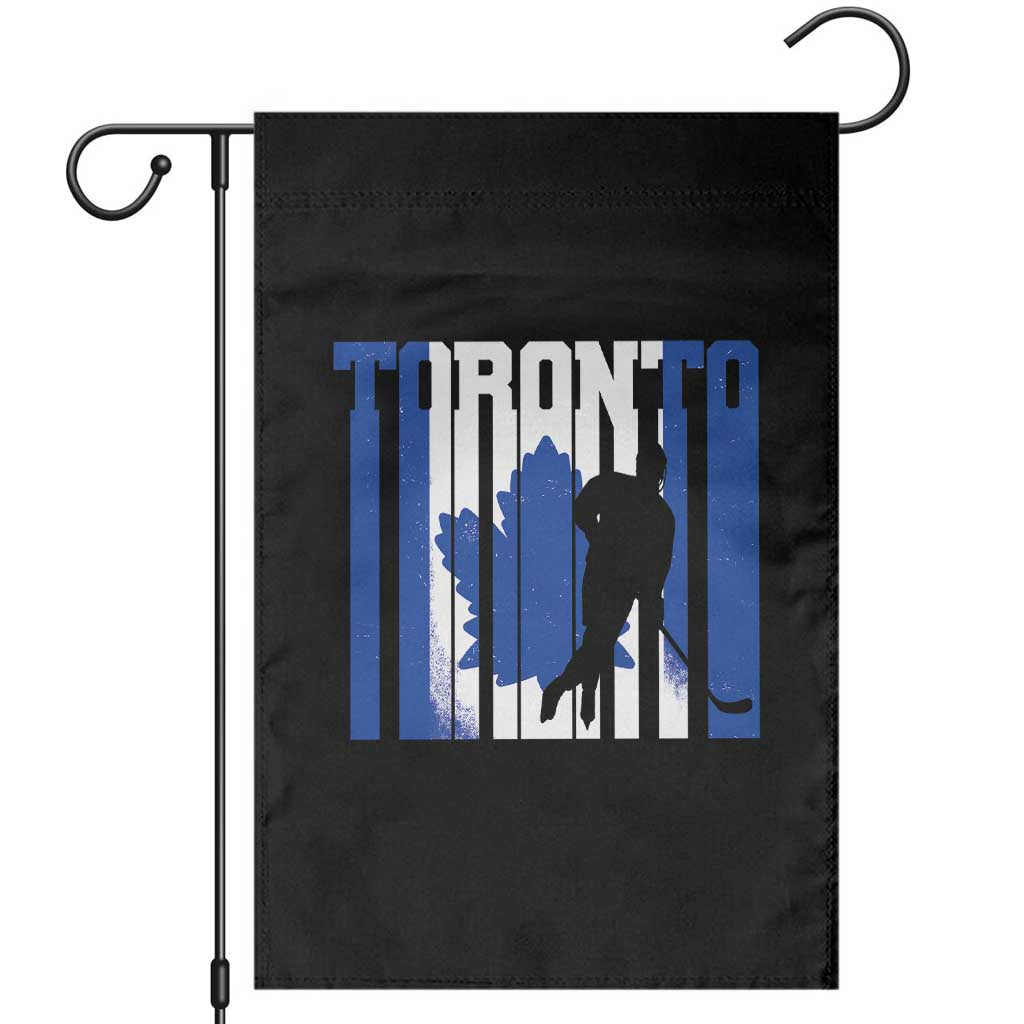 Ice Hockey Torontonian Player Garden Flag Toronto Flag Gift TS12 Black Print Your Wear