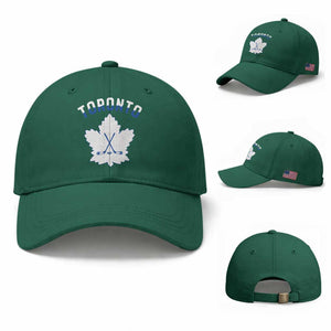 Toronto Ice Hockey Lover Baseball Cap Gift For Torontonian TS12 Baseball Cap Universal Fit Irish Green Print Your Wear
