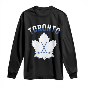 Toronto Ice Hockey Lover Long Sleeve Shirt Gift For Torontonian TS12 Black Print Your Wear