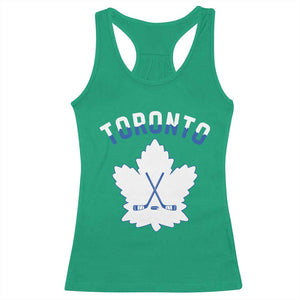 Toronto Ice Hockey Lover Racerback Tank Top Gift For Torontonian TS12 Irish Green Print Your Wear