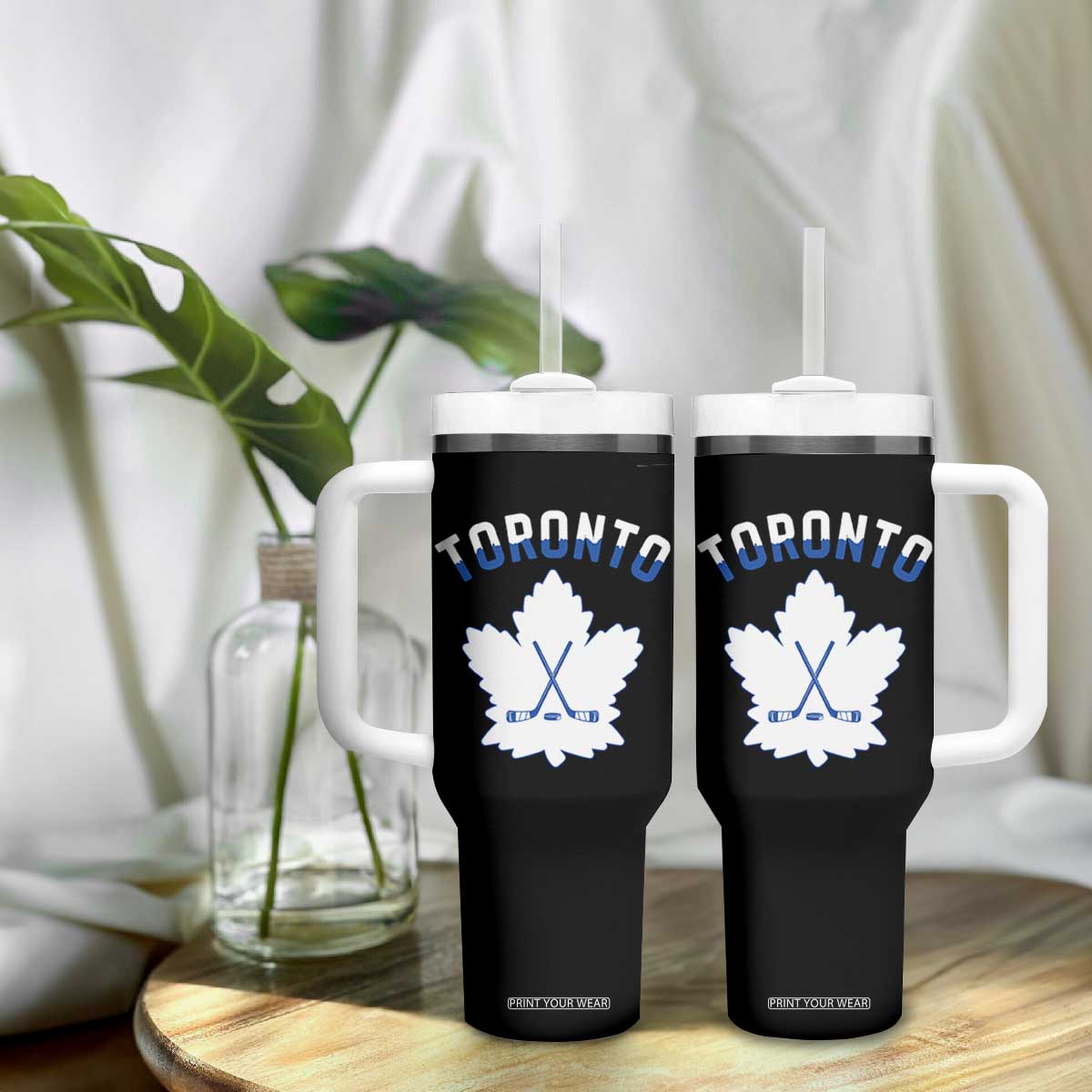 Toronto Ice Hockey Lover Tumbler With Handle Gift For Torontonian TS12 Print Your Wear