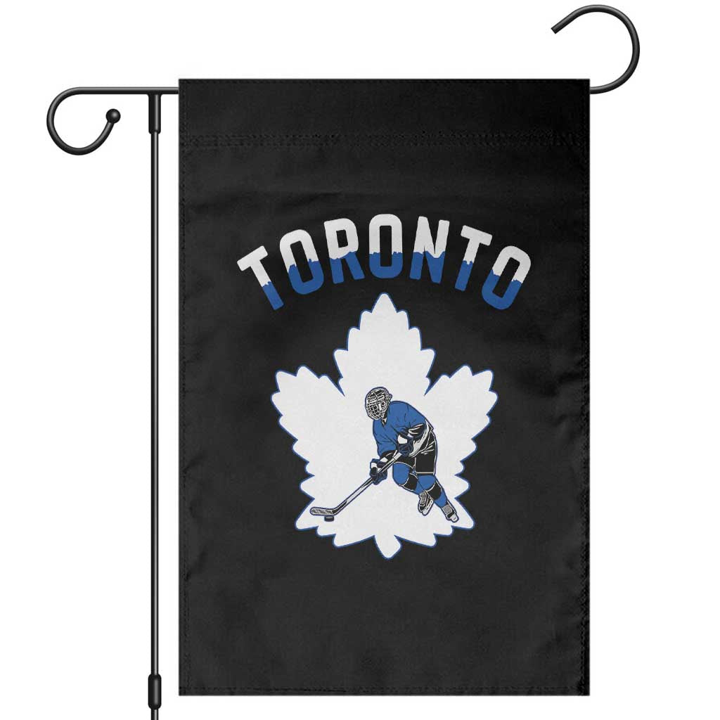 Toronto Ice Hockey Player Garden Flag Canadian Winter Sport TS12 Black Print Your Wear