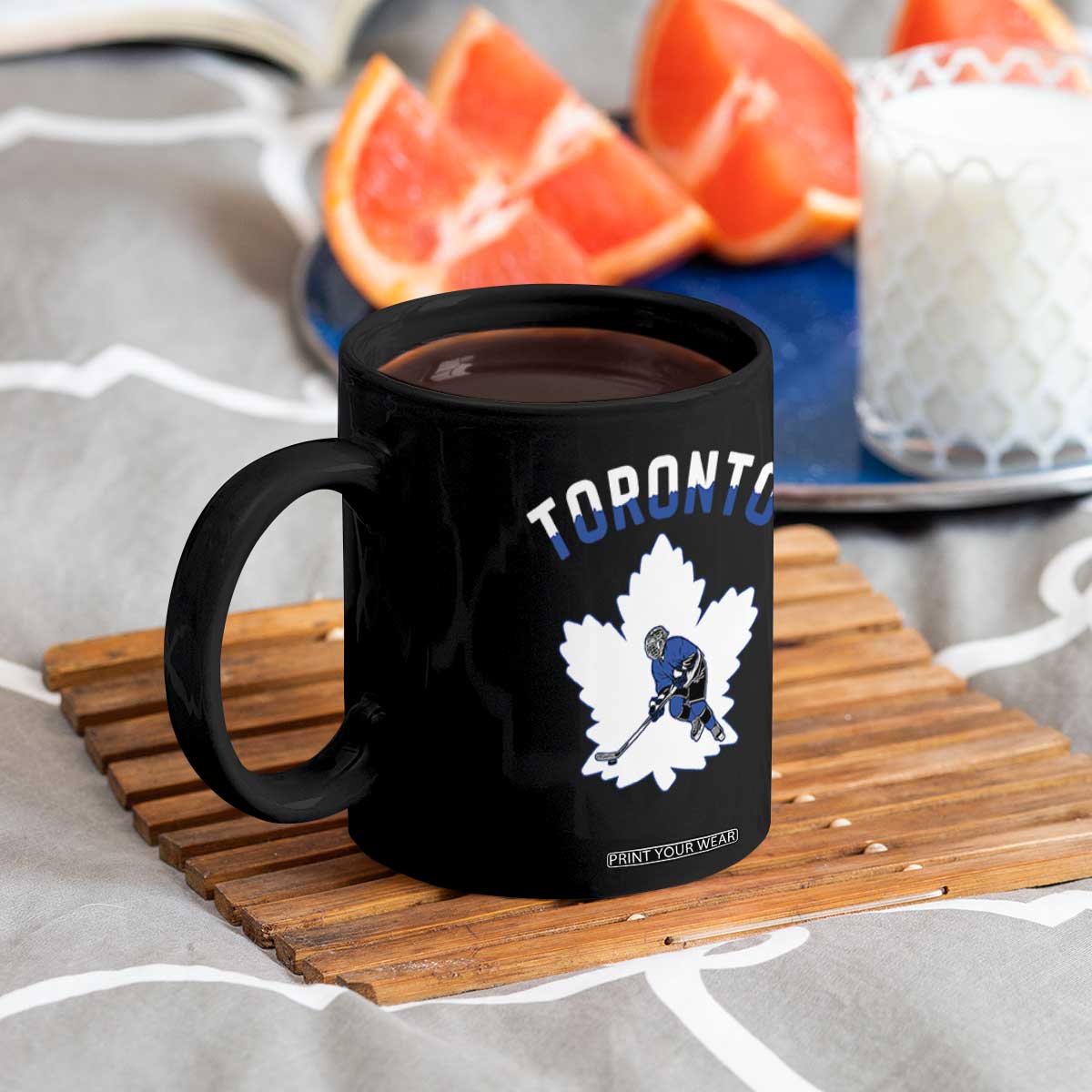 Toronto Ice Hockey Player Coffee Mug Canadian Winter Sport TS12 Print Your Wear