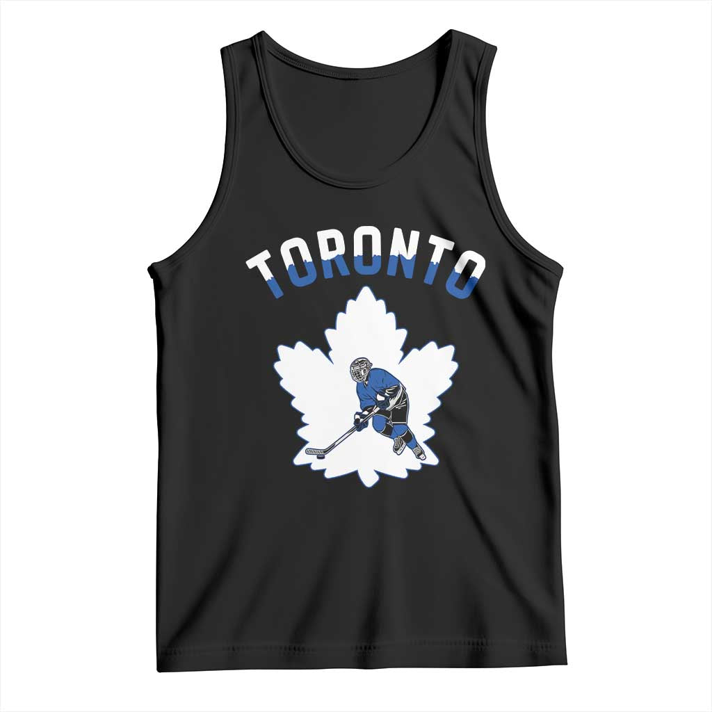 Toronto Ice Hockey Player Tank Top Canadian Winter Sport TS12 Black Print Your Wear