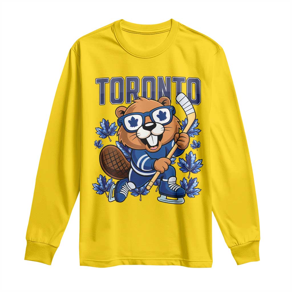Toronto Ice Hockey Beaver Long Sleeve Shirt Canadian Pride Gift TS12 Daisy Print Your Wear