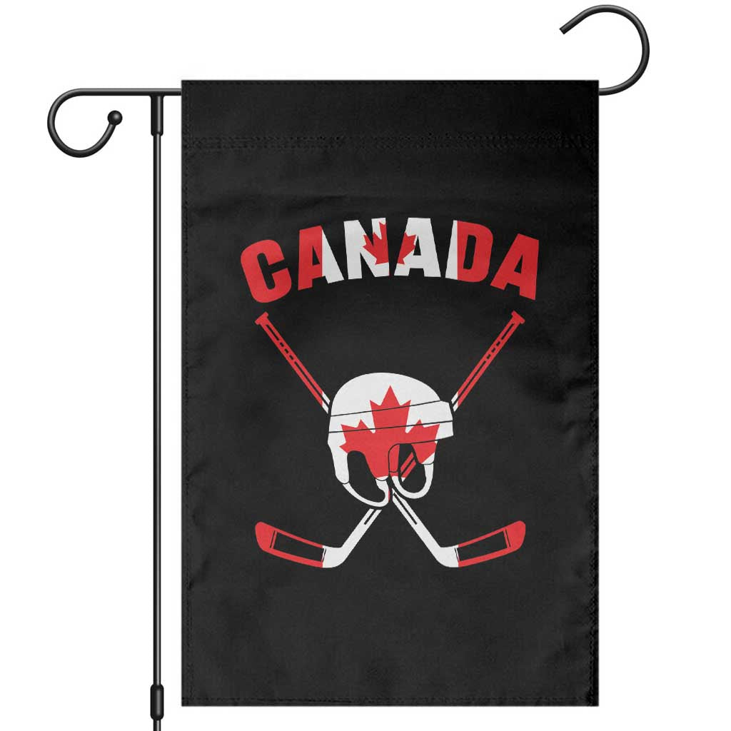 Canada Hockey Fan Ice Hockey Gear Red White Gift Garden Flag TS12 Black Print Your Wear