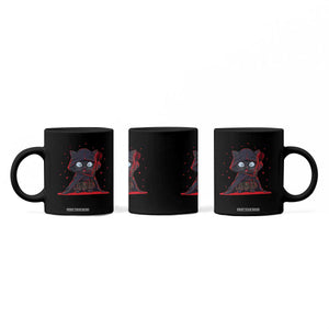 Funny Cat Vader Kitten Playing Darts Coffee Mug Space Scifi Dartist Gift TS12 Print Your Wear